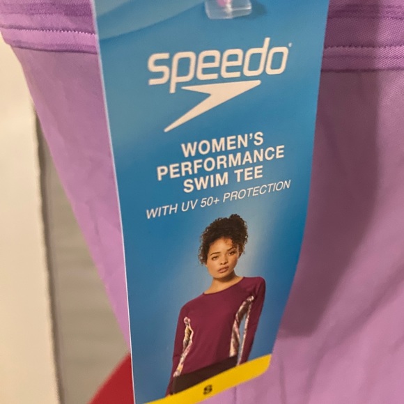 NWT Women’s Performance Swim-Tee. Sm. #0235. Lavender- Light Purple - Picture 3 of 5